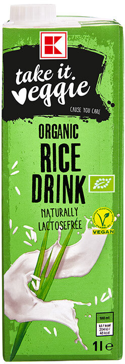 K-take it veggie Organic Rice Drink 1l - Produkt - de