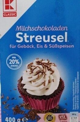 Milchschokoladen Streusel - Producto - de