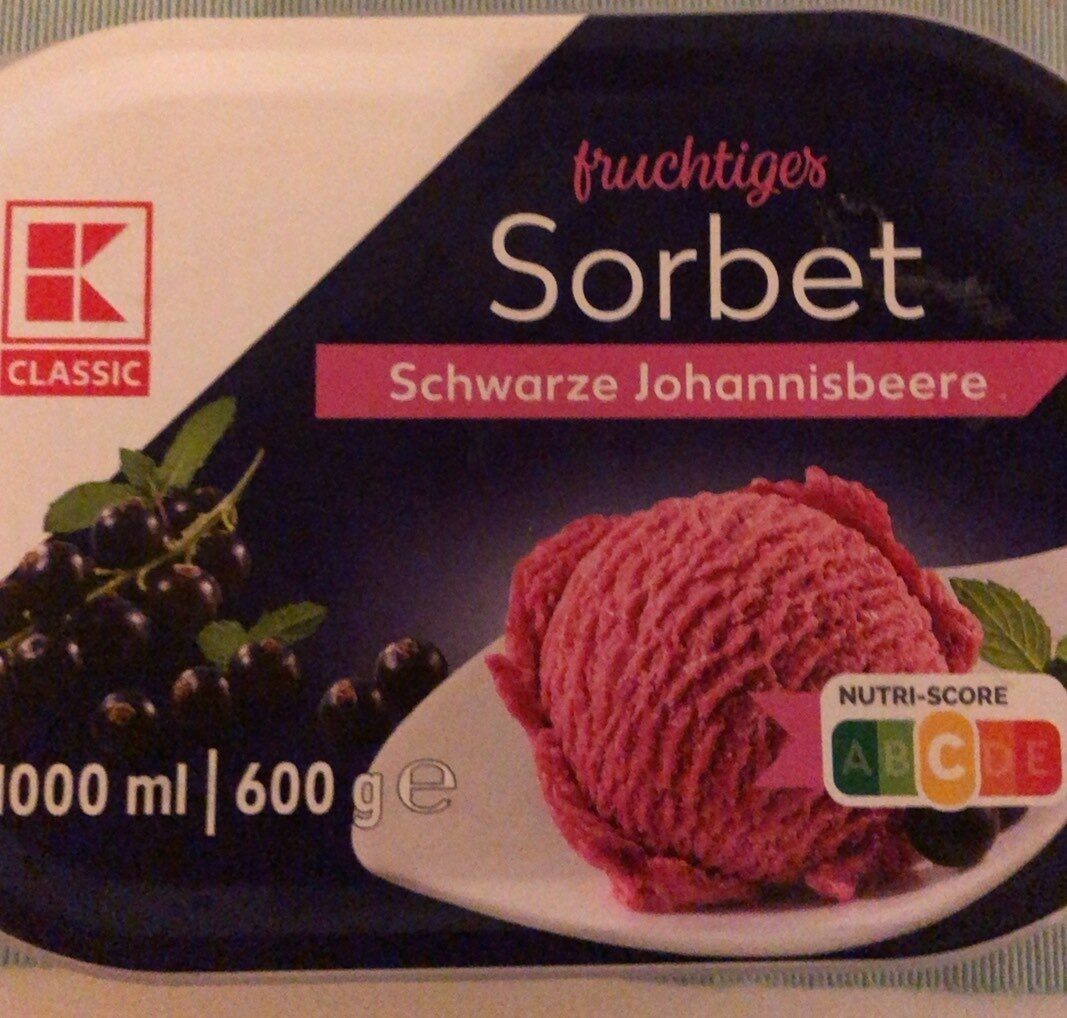 Sorbet Schwarze Johannisbeere - Product - de