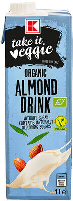 K-take it veggie Organic Drink Almond unsweetened 1l - Produkt - de