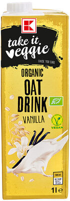 K-take it veggie Organic Oats Vanilla Drink 1l - Produkt - de