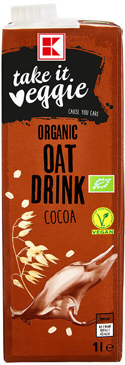 K-take it veggie Organic Oats Choco Drink 1l - Produkt - de
