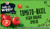 K-take it veggie Organic Bread Spread Tomato Basil 180g - Product