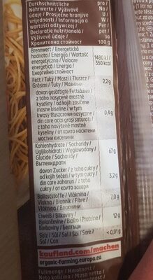 Volkorn Spaghetti - Información nutricional - de