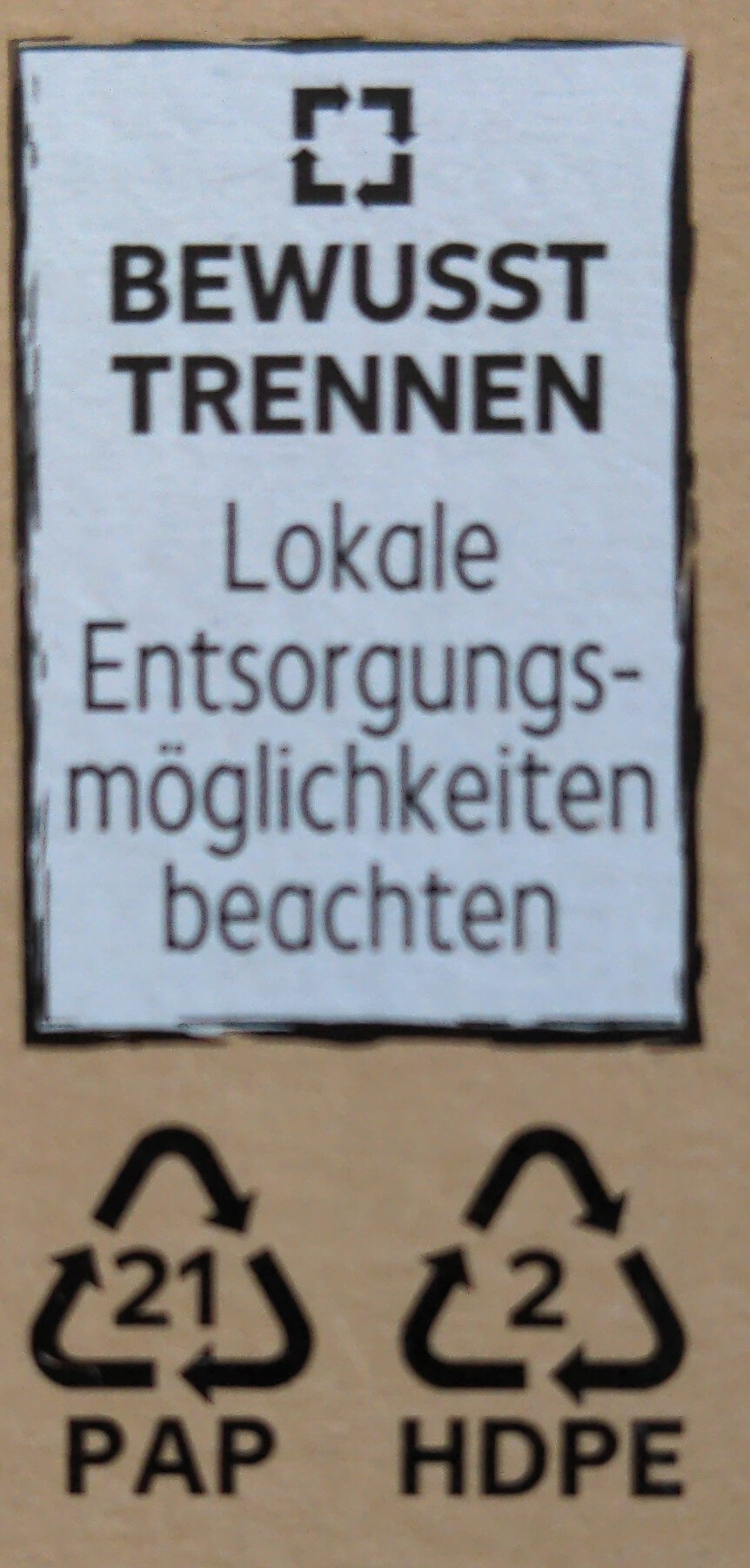 Schoko & Keks Knuspermüsli mit Mini-Butterkeksen - Instruccions de reciclatge i/o informació d’embalatge - de