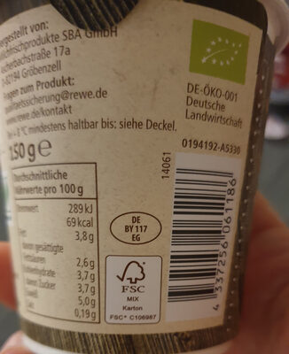 Joghurt mild 3.8% - Wiederverwertungsanweisungen und/oder Verpackungsinformationen