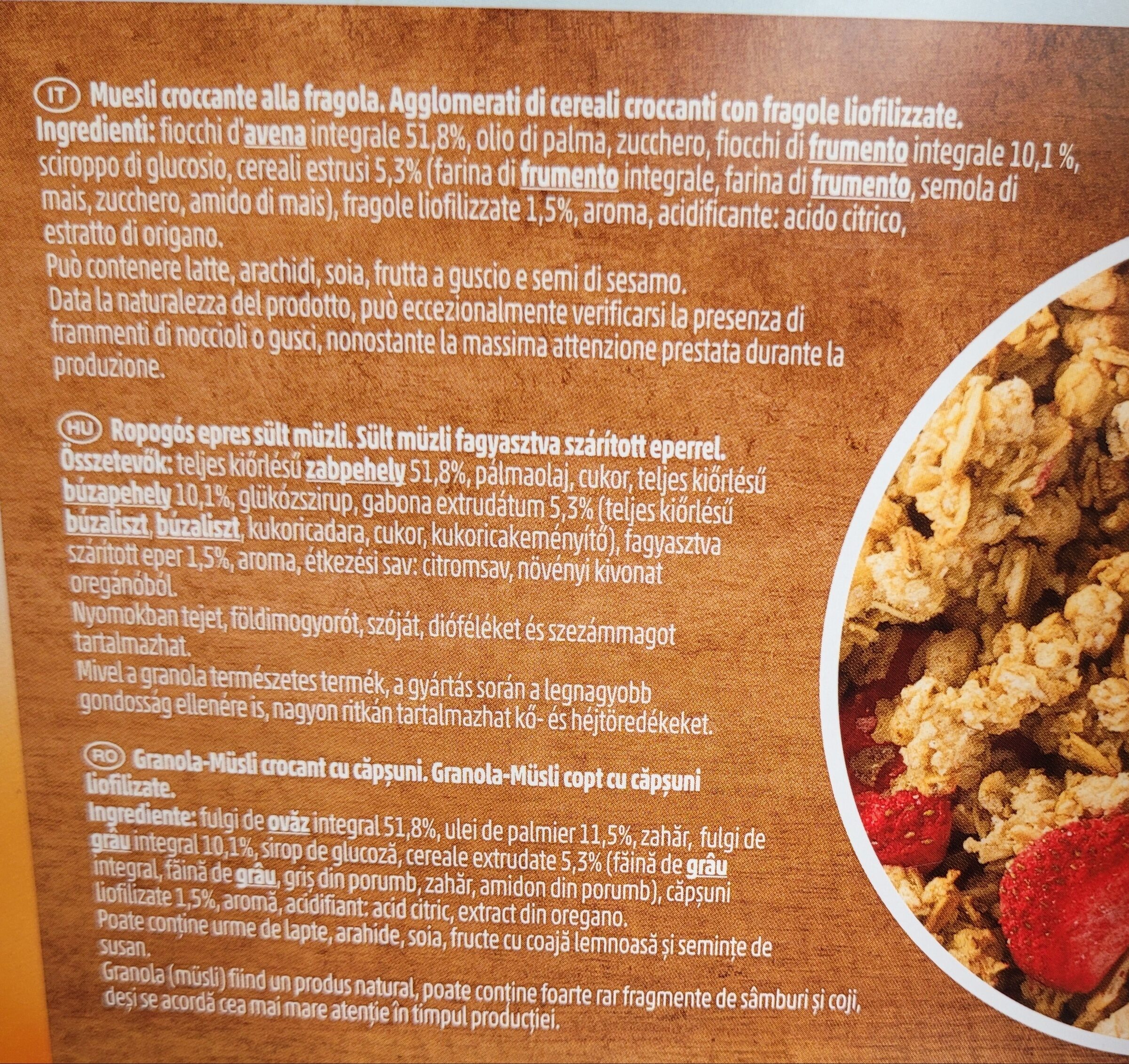 Crunchy muesli - Ingredienti