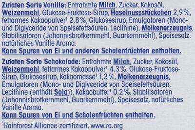 Vanille & Schokolade Hörnchen - Ingredients - de