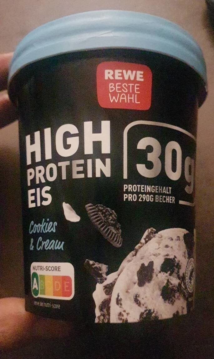 High Protein Eis Cookies & Cream - Produkt