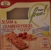 Sesam & cranberries riegel - Producto