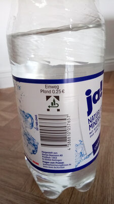 Ja! Natürliches Mineralwasser - Instruction de recyclage et/ou informations d'emballage - de