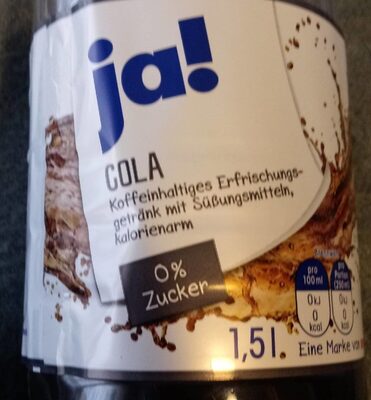 ja! COLA 0% Zucker - 1,5 l