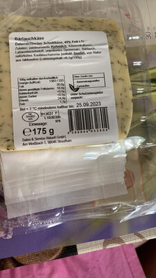 Bärlauch Käse Scheiben - Zutaten