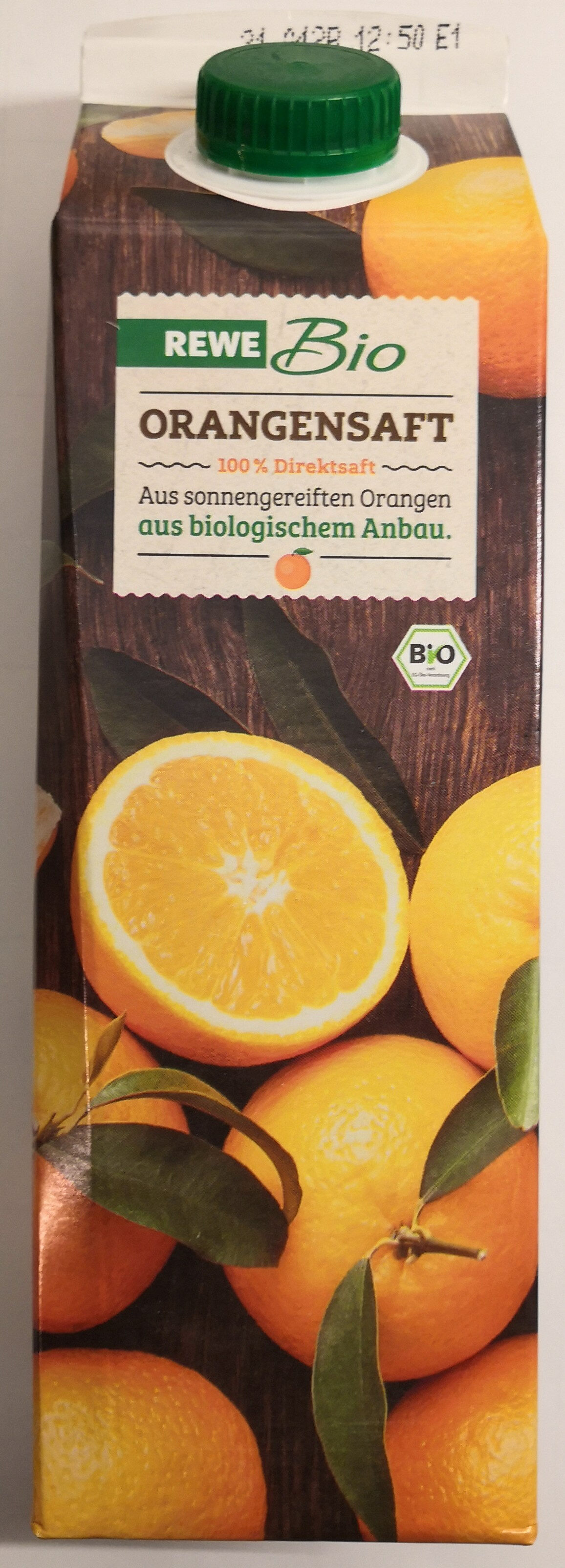 Rewe Bio Orangensaft, 100% Direktsaft - Produkt