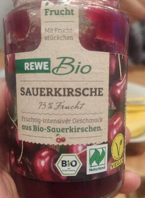 Rewe Bio Sauerkirsche Fruchtaufstrich - Produkt