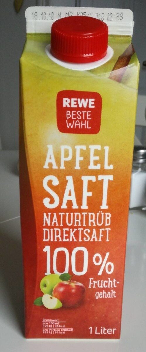 Apfelsaft naturtrüb Direktsaft - Produkt