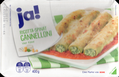 Ricotta-Spinat Cannelloni - Product - de