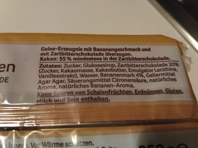 Gelee Bananen in Zartbitterschokolade - 2