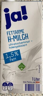 Fettarme H-Milch 1,5% - Produkt - de