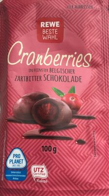 Cranberries Schokolade - Product - de
