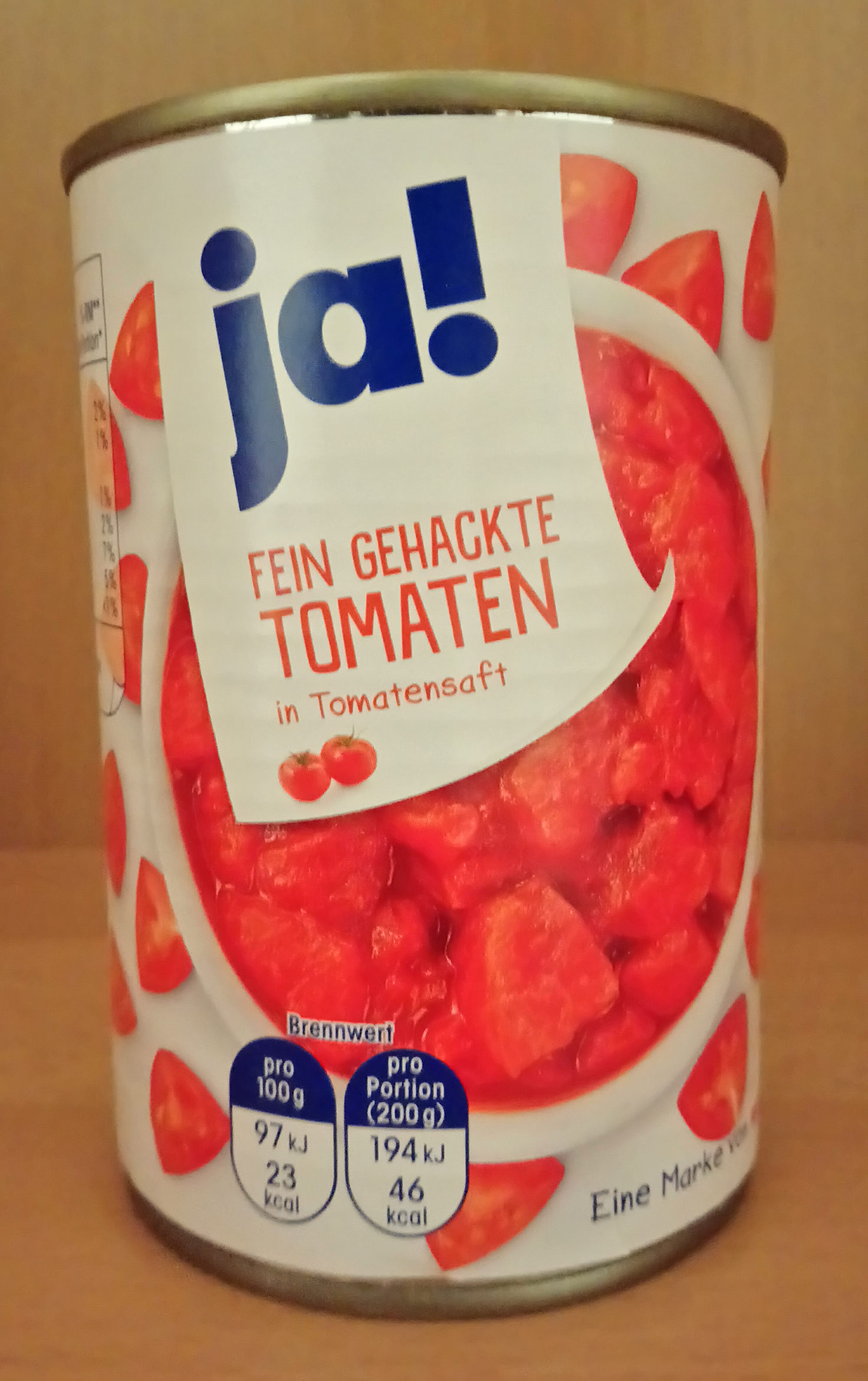 Fein gehackte Tomaten in Tomatensaft - Produkt