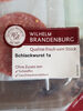 Schlackwurst. Wurst - Produit