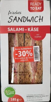 Frisches Sandwich Salami-Käse - Produkt