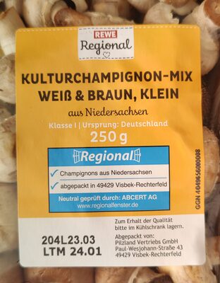 Kulturchampignon-Mix Weiß & Braun, klein - Produkt