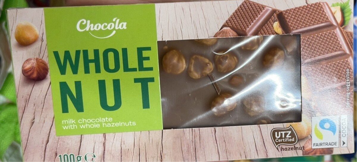Cioccolato con nocciole - Prodotto