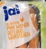 Mini Wiener Geflügen Würstchen - Produit