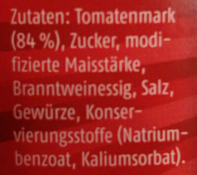 Born Tomaten Ketchup - Ingredients - de