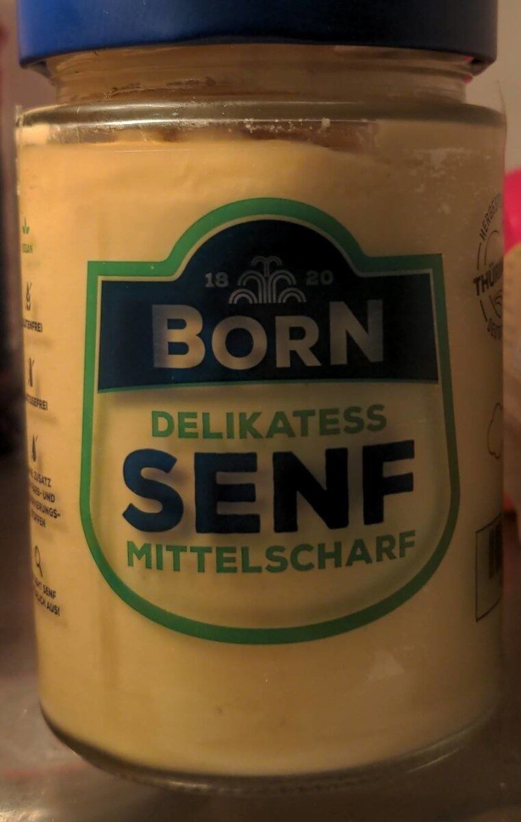 Born Senf Mittelscharf - Product - de