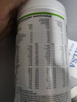 Alimento equilibrado - Informació nutricional - es