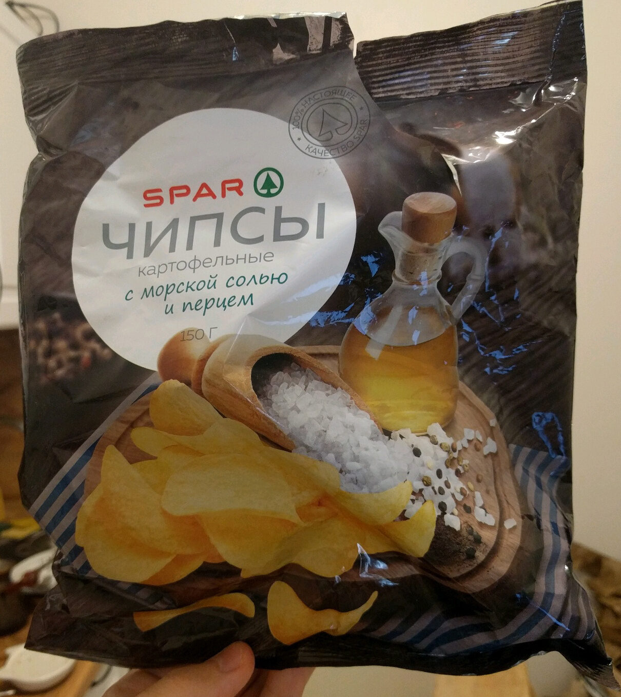 Чипсы картофельные с морской солью и перцем - Product - ru