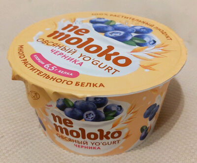 Овсяный йогурт черника nemoloko - Produkt - ru
