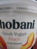 Peach Greek yogurt - Producto