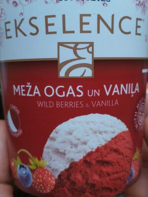 Ekselence Meža ogu un krējuma vaniļas saldējums - Produit - lv