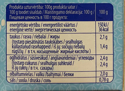 Skābpiena dzēriens turku Ayran - Nutrition facts - lv