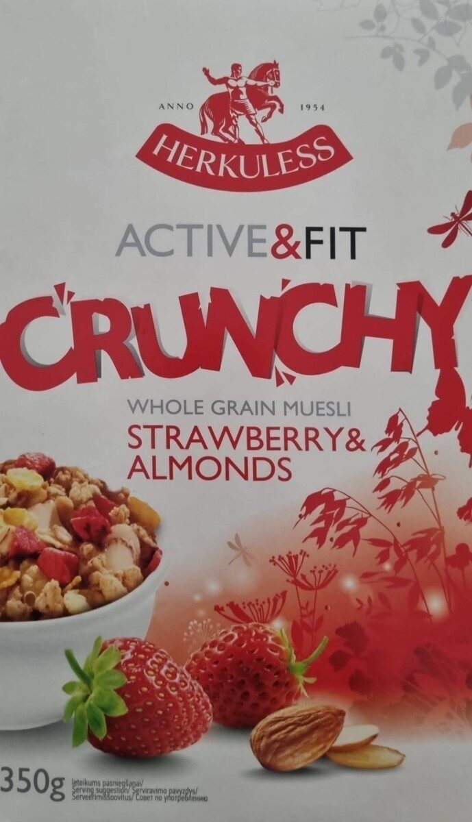Active and fit crunchy strawberry and almonds - Produktas - fr