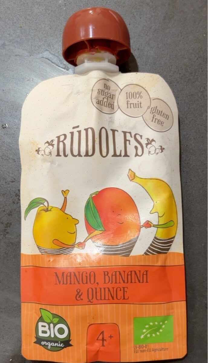Rūdolfs bio mango, banana & quince - Product - fr