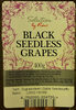 Black seedless grapes - Product