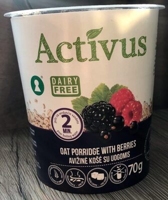 Oat porridge with berries - Produkt - fr