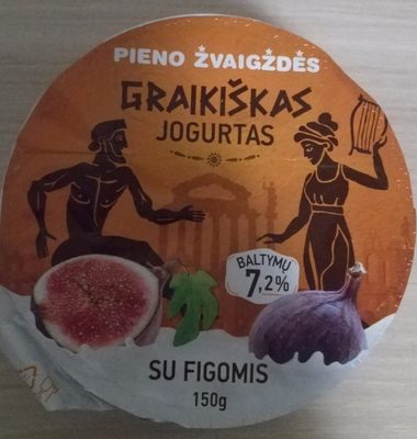 Graikiška amfora jogurtas su figomis - Produit - lt