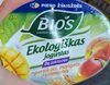 ekologiškas jogurtas su persikais mangais ir sėlenomis - Product