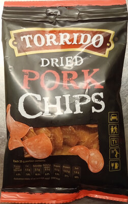 Torrido Dried Pork Chips - Produkt - en