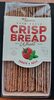 Crisp bread with wheat flour. With tomato and basil. - Produkt