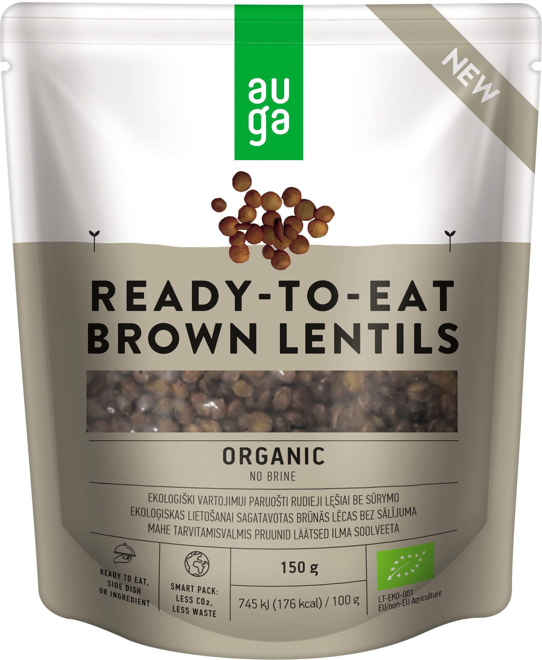 Ready-To-Eat Brown Lentils - Produkt - en