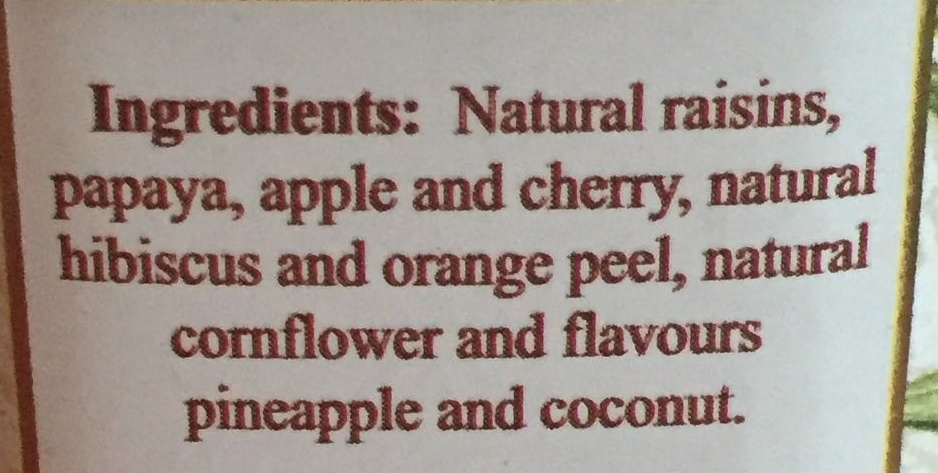 caribbean coktail - Ingredients