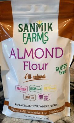 Almond flour, barcode: 4796025772133, has 0 potentially harmful, 0 questionable, and
    0 added sugar ingredients.