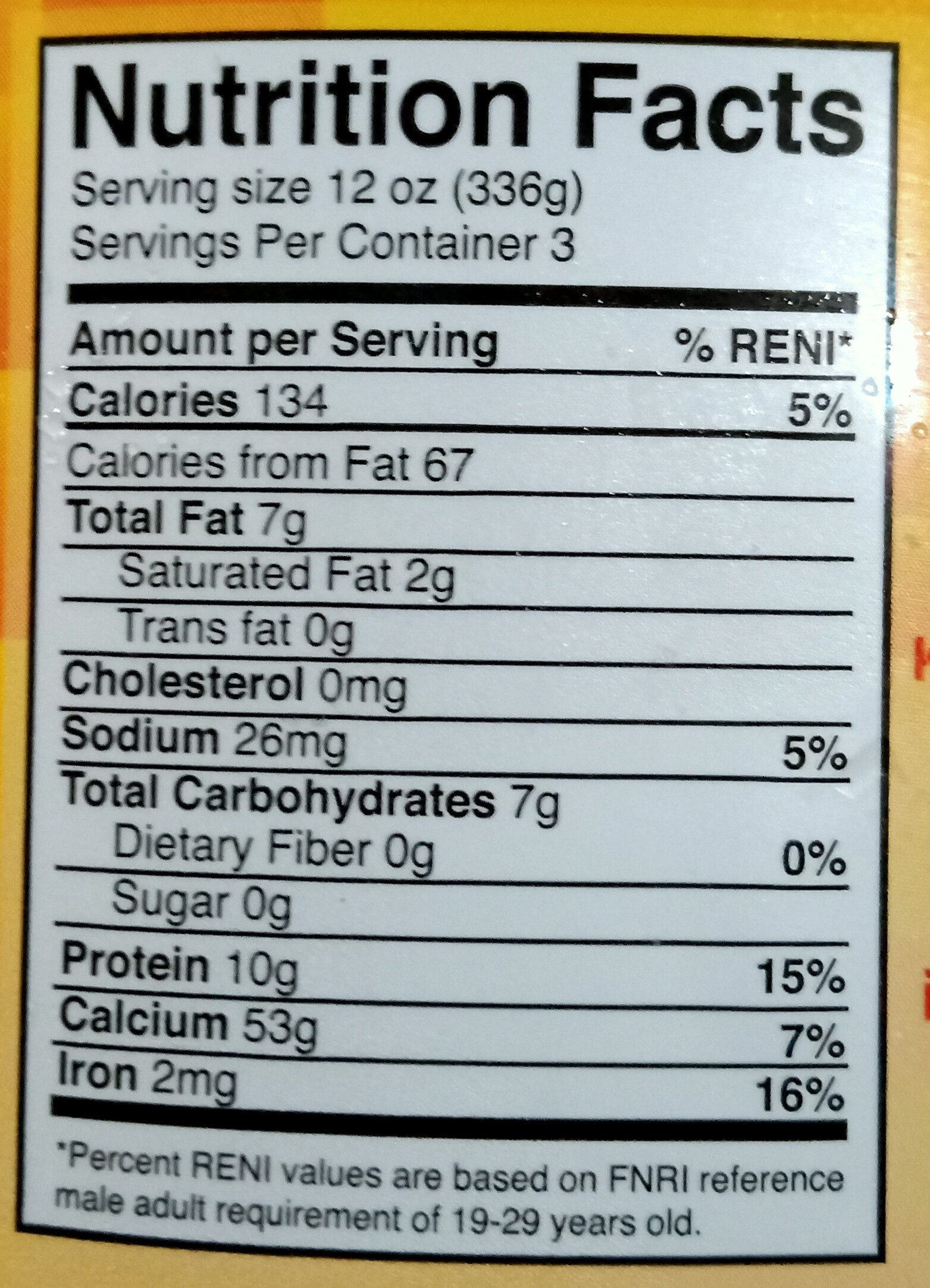 Non-GMO Soya Milk Unsweetened - Nutrition facts